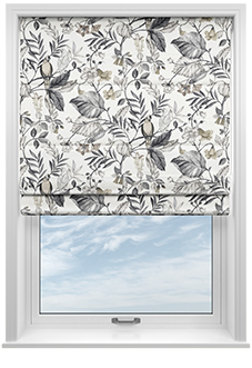 Iquitos, Anthracite - Motorised Roman Blind